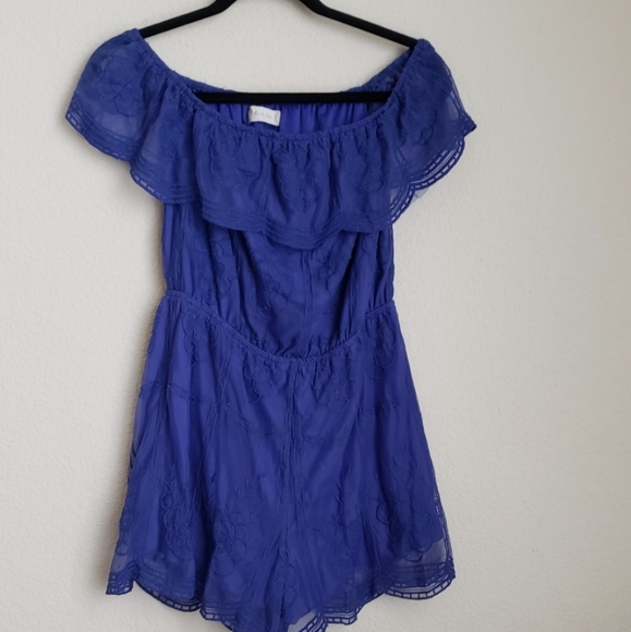Altar'd state blue lace romper, size S.🌷 - Picture 5 of 12